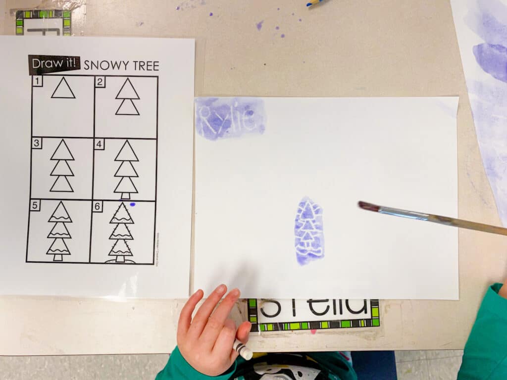How to use directed drawings during centre time in kindergarten