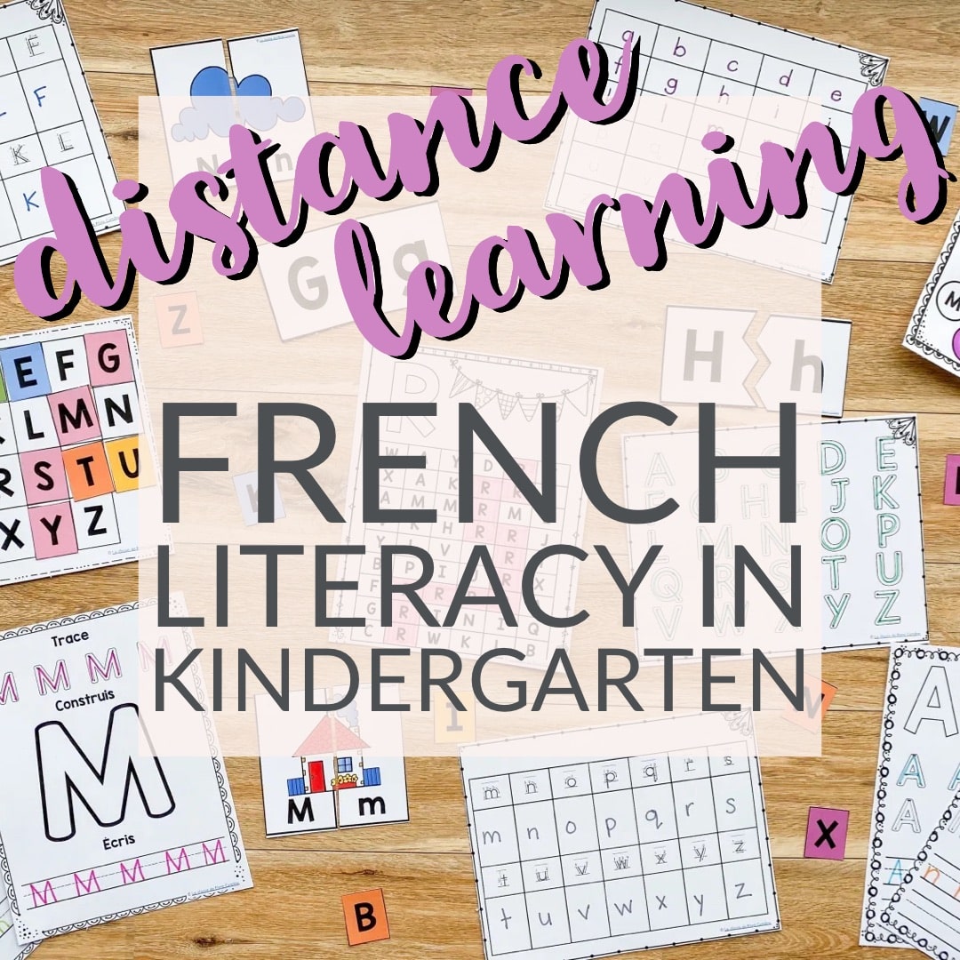 Kindergarten Literacy During Distance Learning - La Classe de Mme Caroline
