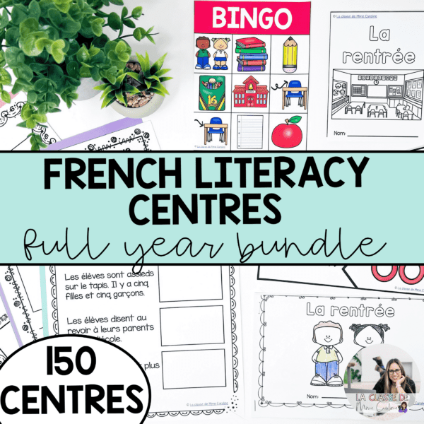French literacy activities for primary students