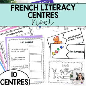 French christmas activity for primary students