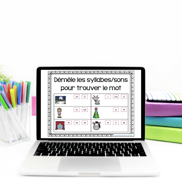 French phonics activities for è, ê on google slides