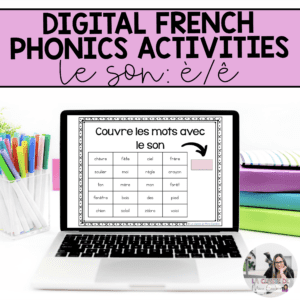 French phonics activities for è, ê on google slides