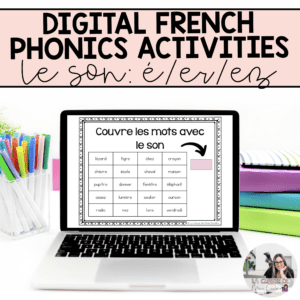 french phonics activities for google slides
