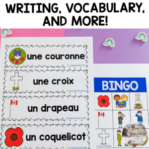 Primary French Remembrance Day Literacy Centres | Jour du Souvenir - La ...