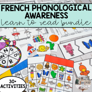 French Learn to Read Bundle | French Phonological Awareness Kit