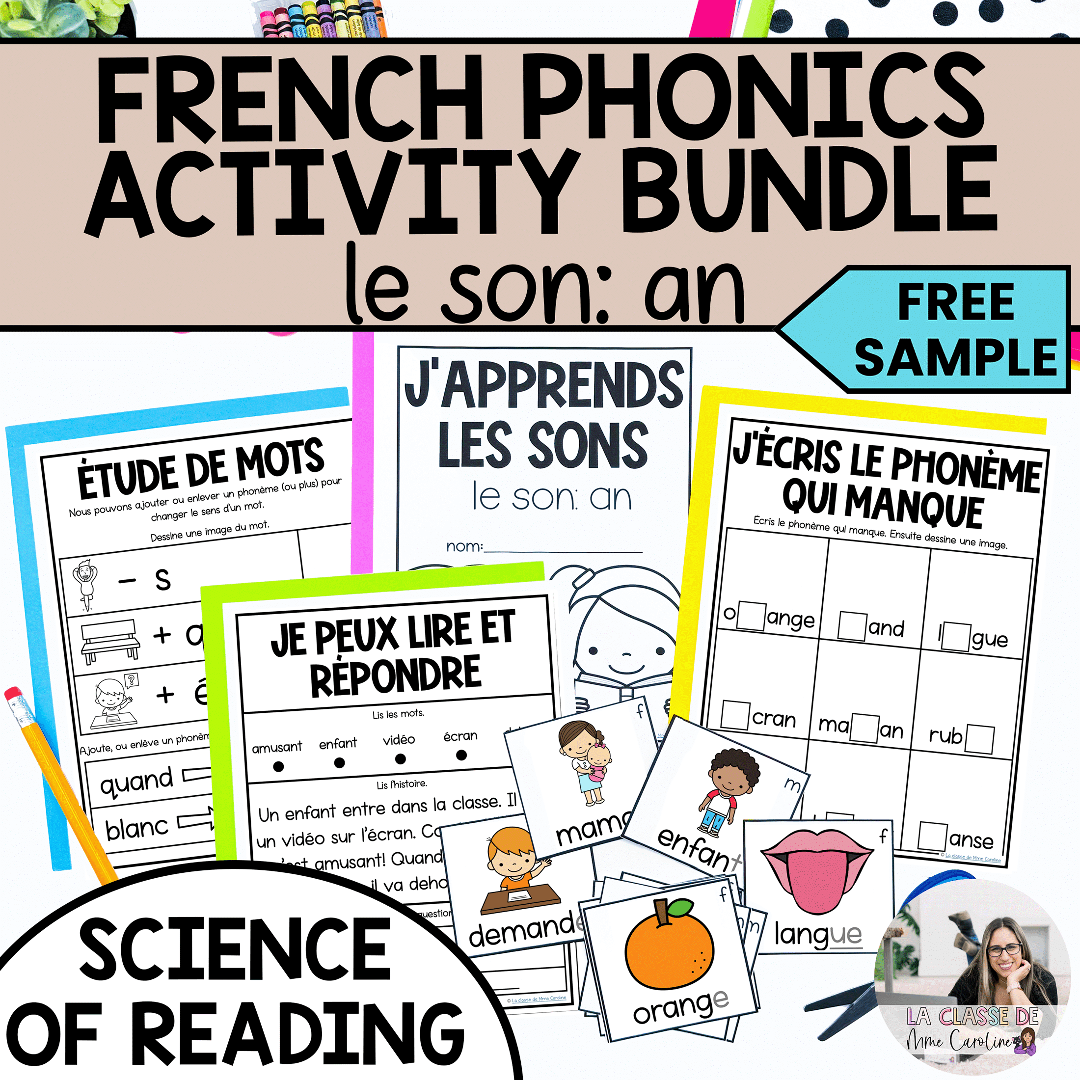 Free french phonics activities for an aligned with the science of reading