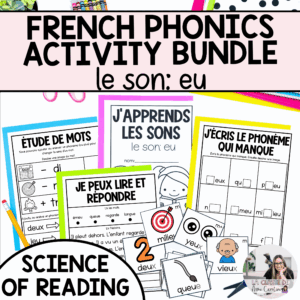 French phonics activities for eu aligned with the science of reading