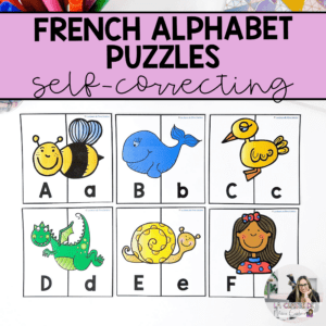 French alphabet puzzles for kindergarten centres