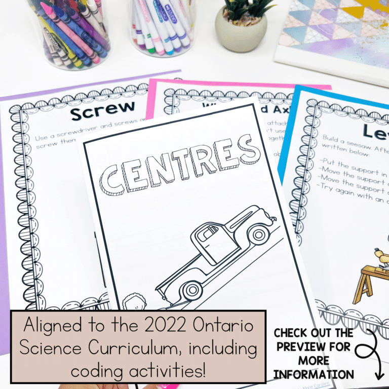 Grade 2 Movement and Simple Machines Science Unit in ENGLISH - La ...