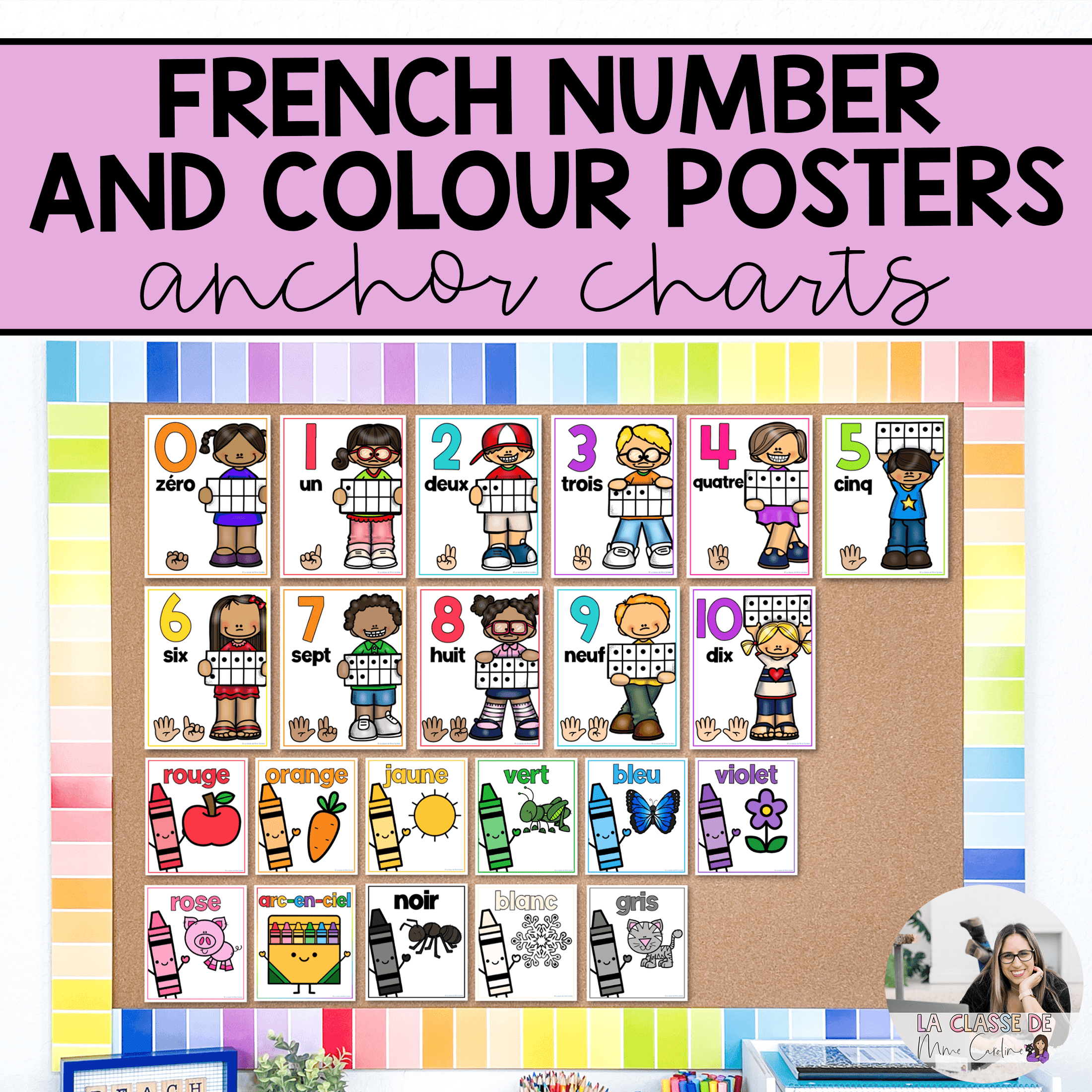 french-number-and-colour-posters-anchor-charts-les-nombres-affiches-les-couleurs