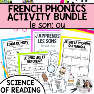 French phonics activities for ou aligned with the science of reading