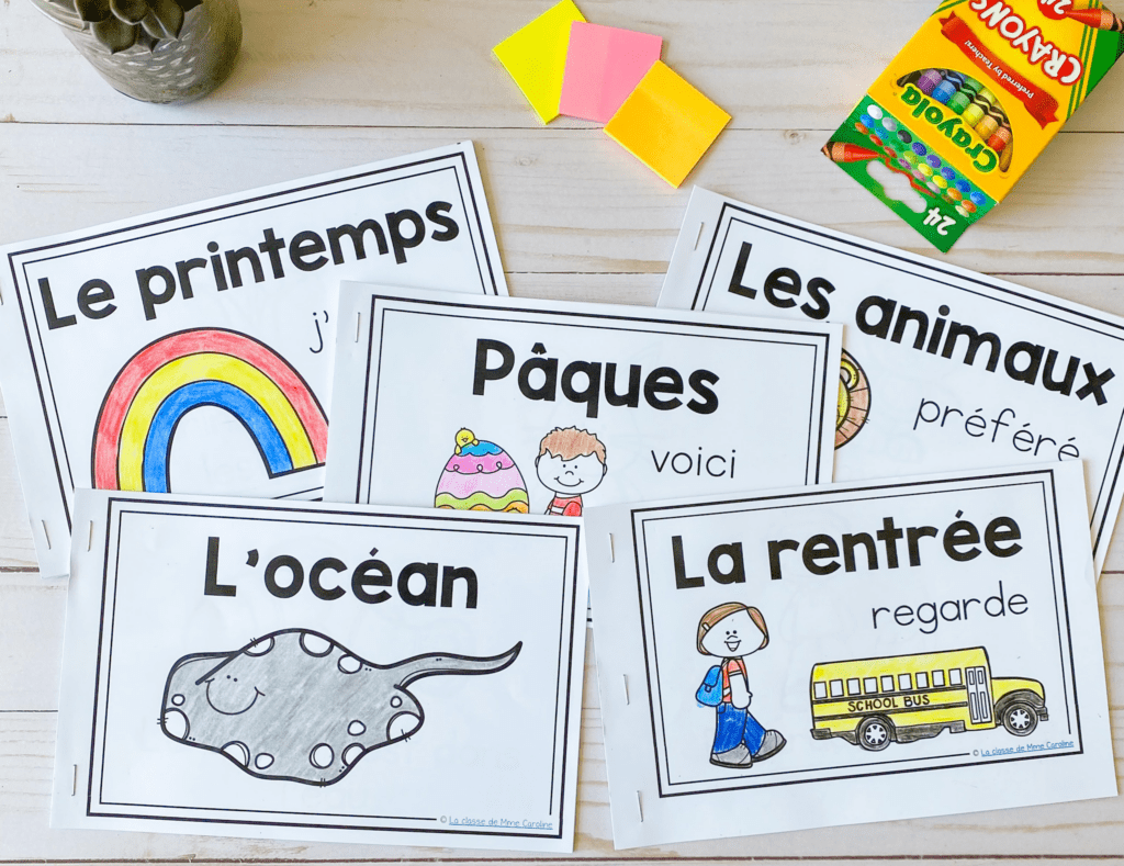 French emergent readers. These books are great for French beginning readers. There are 41 books in the bundle to help your students practice French reading.