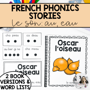 French phonics stories and decodable readers to teach your students how to read in French. Great to teach blending