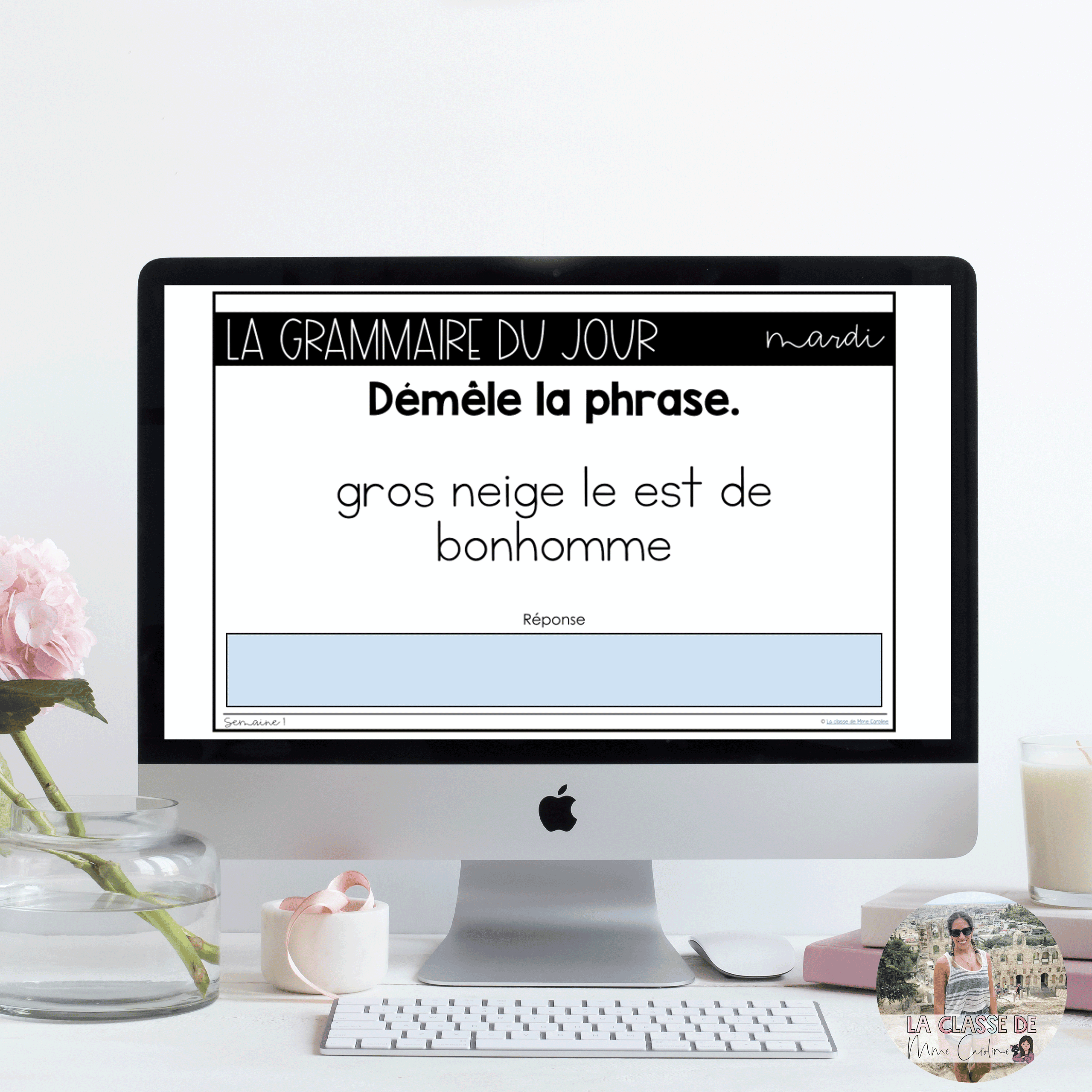 Grade 3: French Grammar Activities | Google Slides | Janvier - Image 2