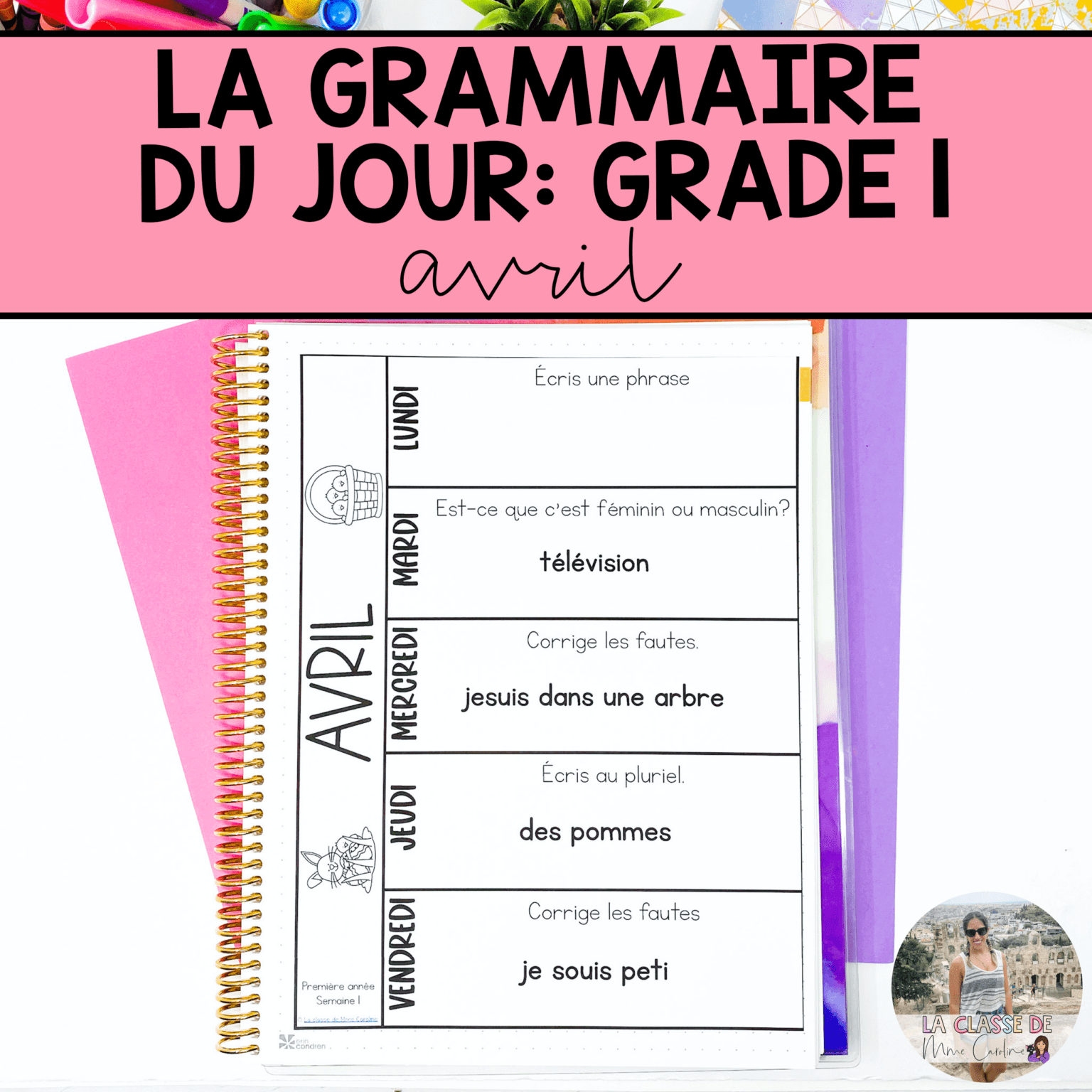 grade-1-french-grammar-activities-interactive-notebook-april-la