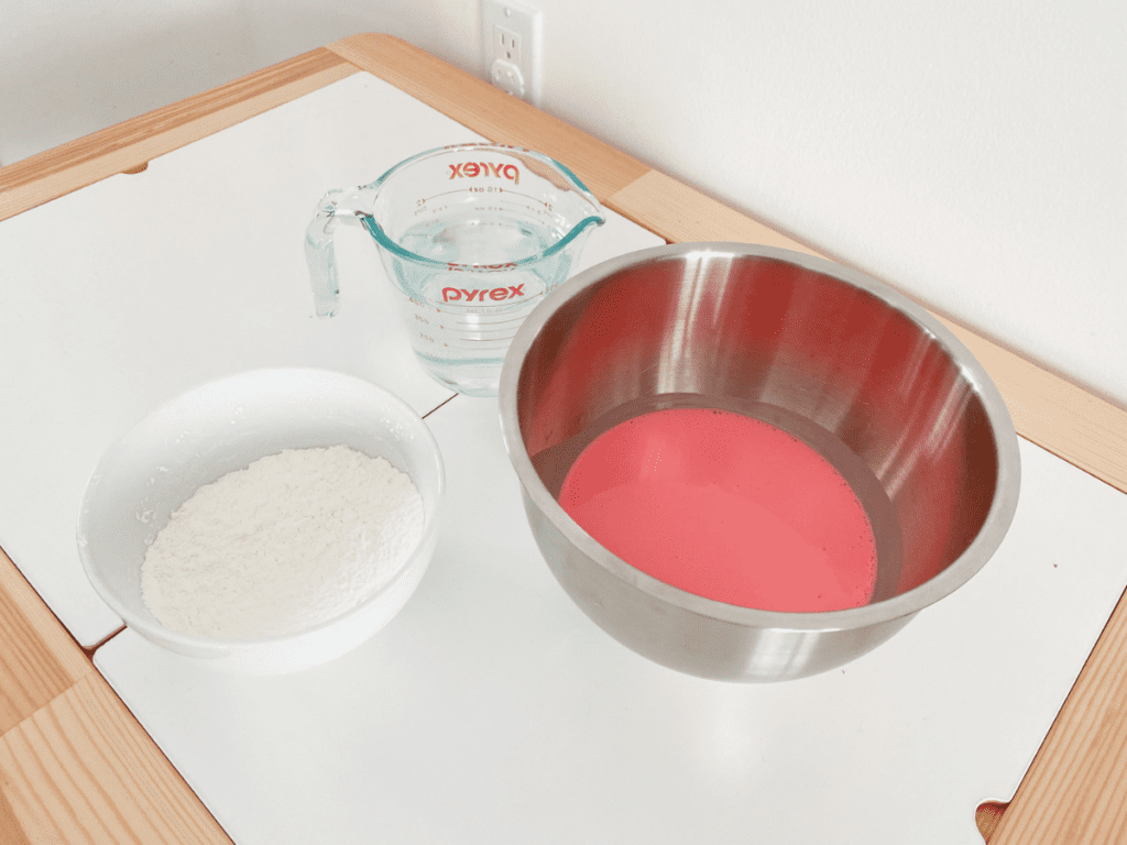 Learn how to make this states of matter experiment. How to make oobleck. Oobleck is a non-newtonian substance and is a great way to teach your students about the properties of solids and liquids.