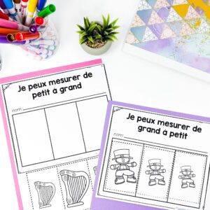 Kindergarten St Patrick's Day Math & Literacy Activities in French | NO ...