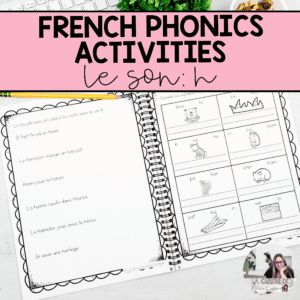 French phonics activities to teach the sound h based on the science of reading
