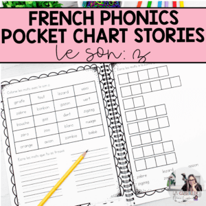 French phonics activities to teach the sound z based on the science of reading