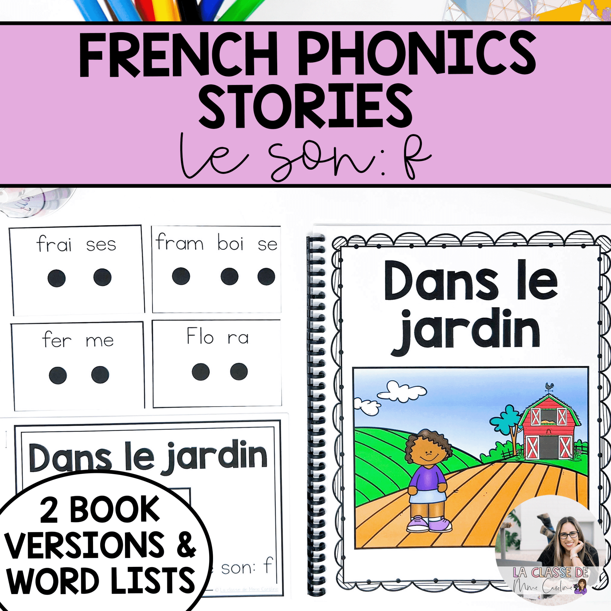 French Phonics Books | Learn to Read in French | Le son: F - La Classe ...