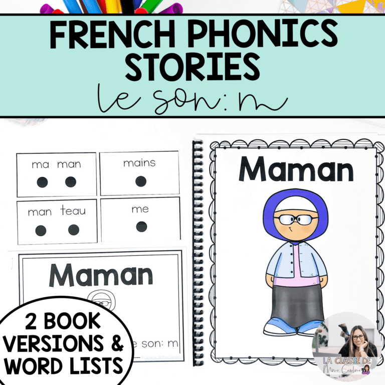 French phonics stories to help kids learn to read in French