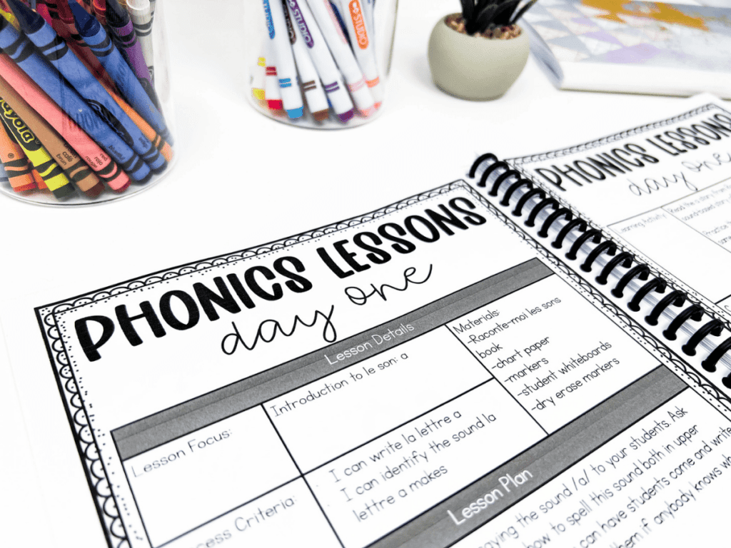 Free French phonics resources. Help your students learn how to read in French using these free french lesson plans and phonics worksheets