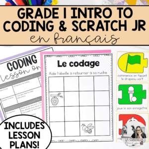 Learn how to use Scratch Junior French coding unit