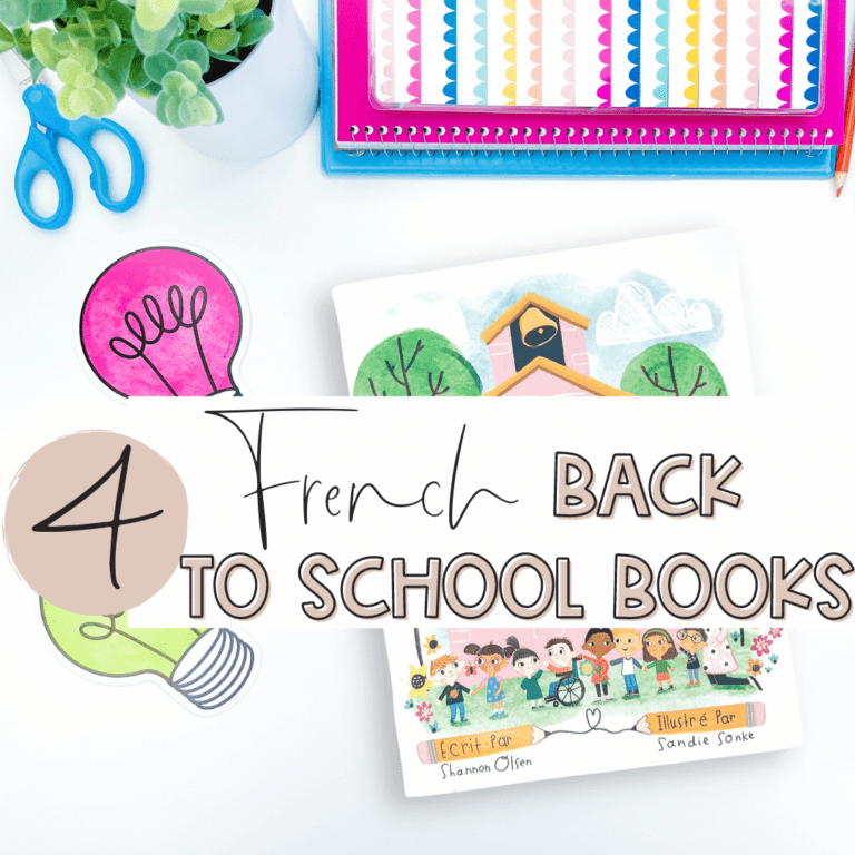 Read aloud French books for Back to school