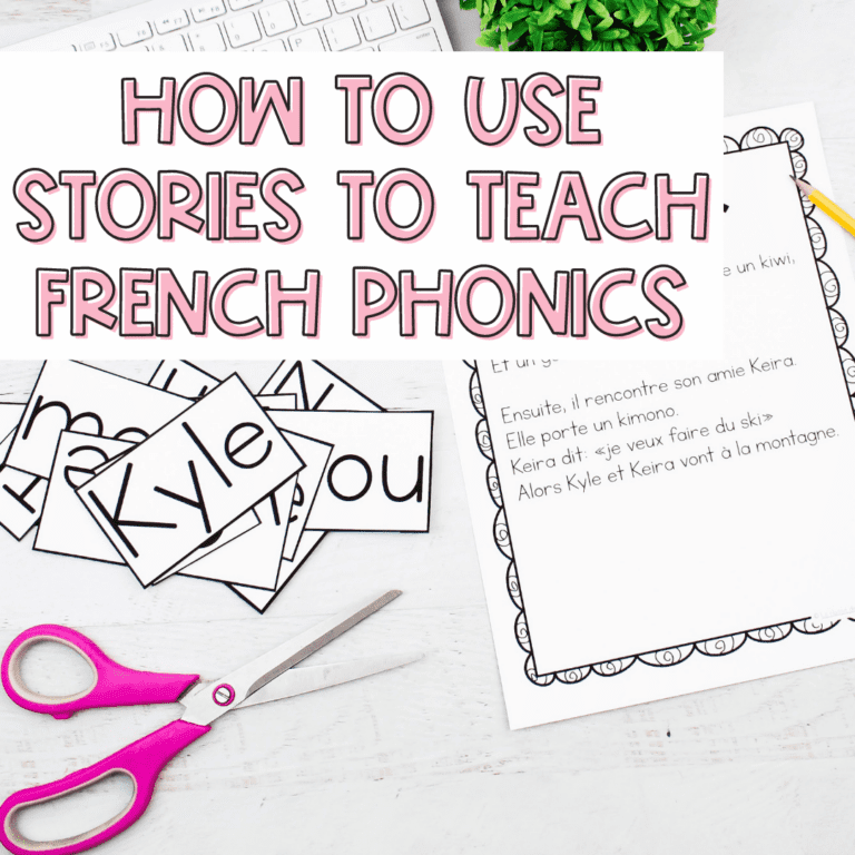 How to teach French phonics using sound stories