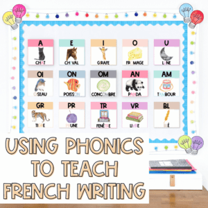 How to teach writing in French to primary students in French immersion