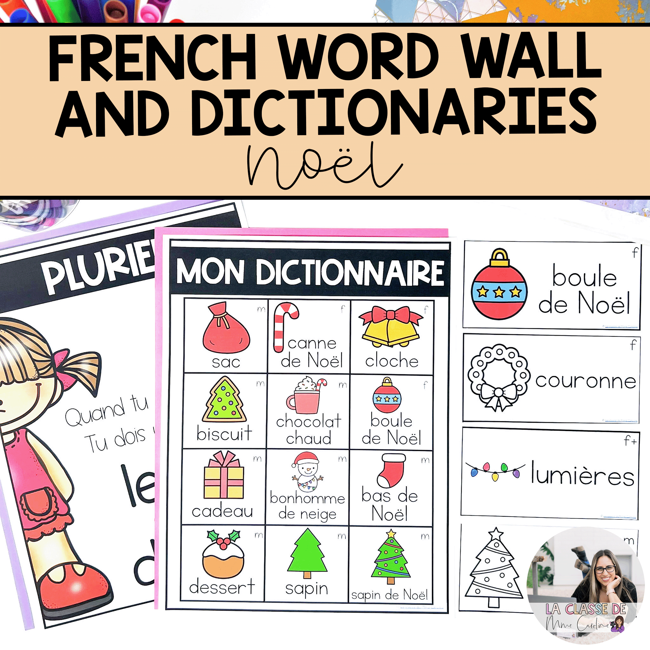 French Christmas Vocabulary game