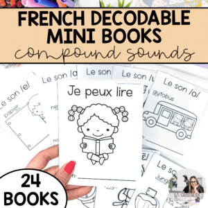 Some livres décodables to work on décoder les sons composés with your students