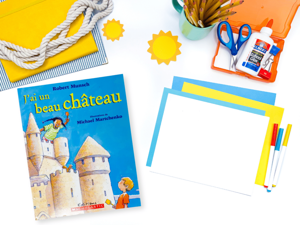 J'ai un beau château is a great French Robert Munsch book that talks about summer activities at the beach. Your students will love this end of the year French book!