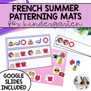 These patterning mats are perfect for your kindergarten math centre. They are a hands on way to work on math in French.