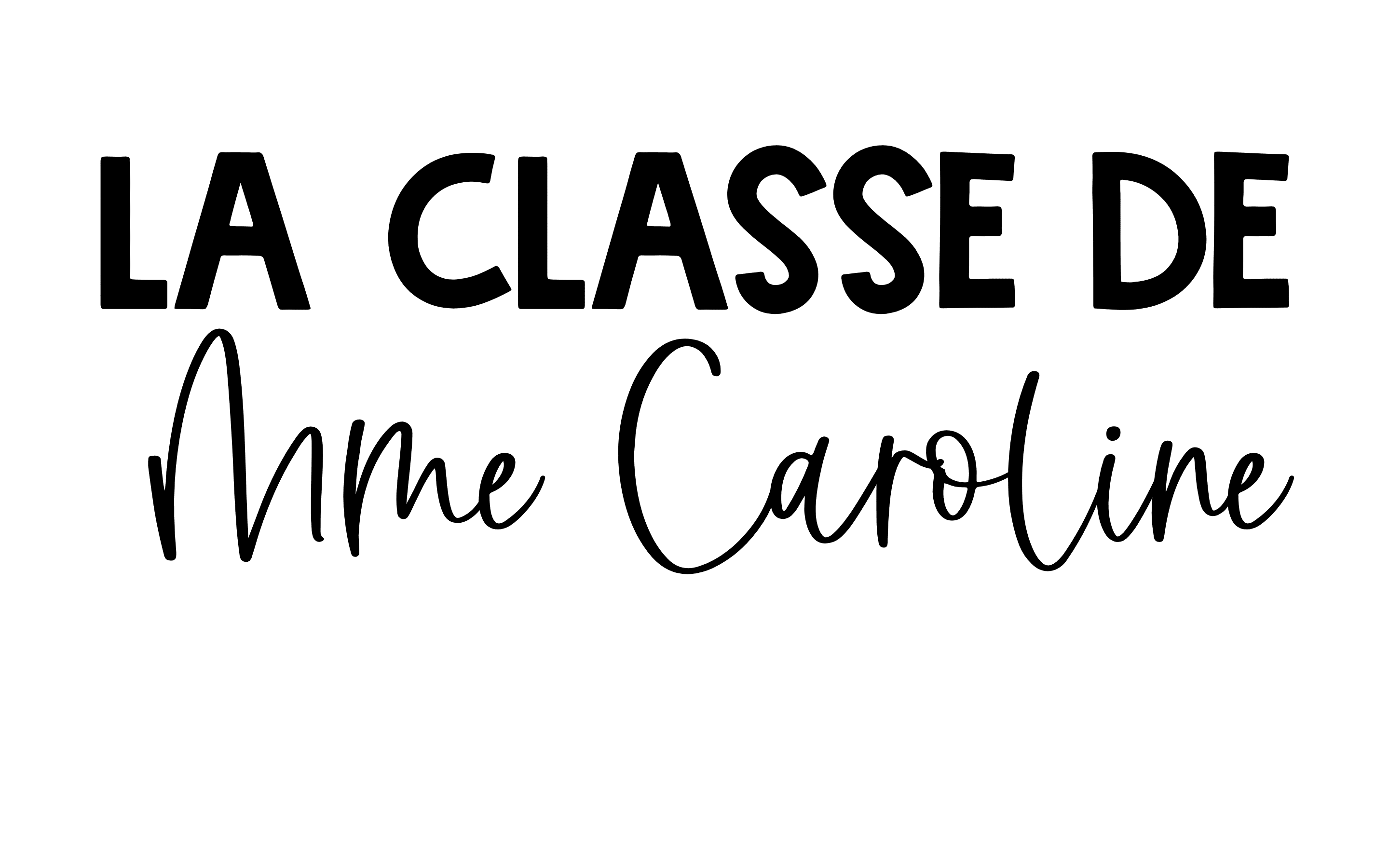 La Classe de Mme Caroline logo
