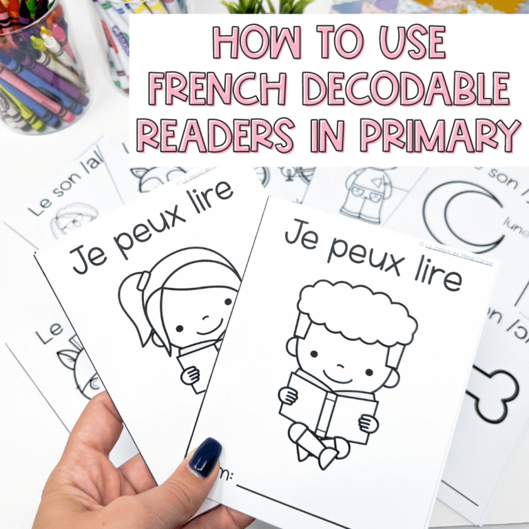 French decodable books are perfect for students who are learning how to read. Learn why you should use decodable readers and how to use them with your core french and french immersion students