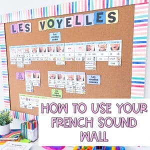 How to use your French sound wall in your classroom. You've bought a sound wall and put it up in your room. Now what? Learn about how to get your students using your sound wall in French class for reading and writing.