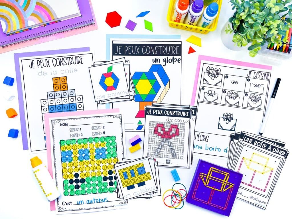 Looking for a bundle of back to school task cards in French? This bundle is perfect. It requires everything you need to teach at the beginning of the year.