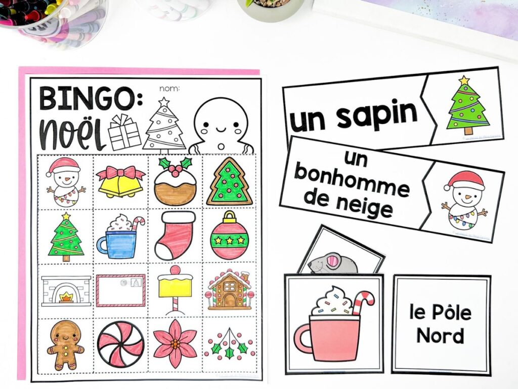Games are perfect French christmas activities to engage your students while still bringing some festive cheer to your classroom