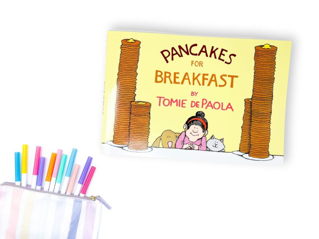 Pancakes for Breakfast is a perfect French narrative writing mentor text to work on adding details to your images.