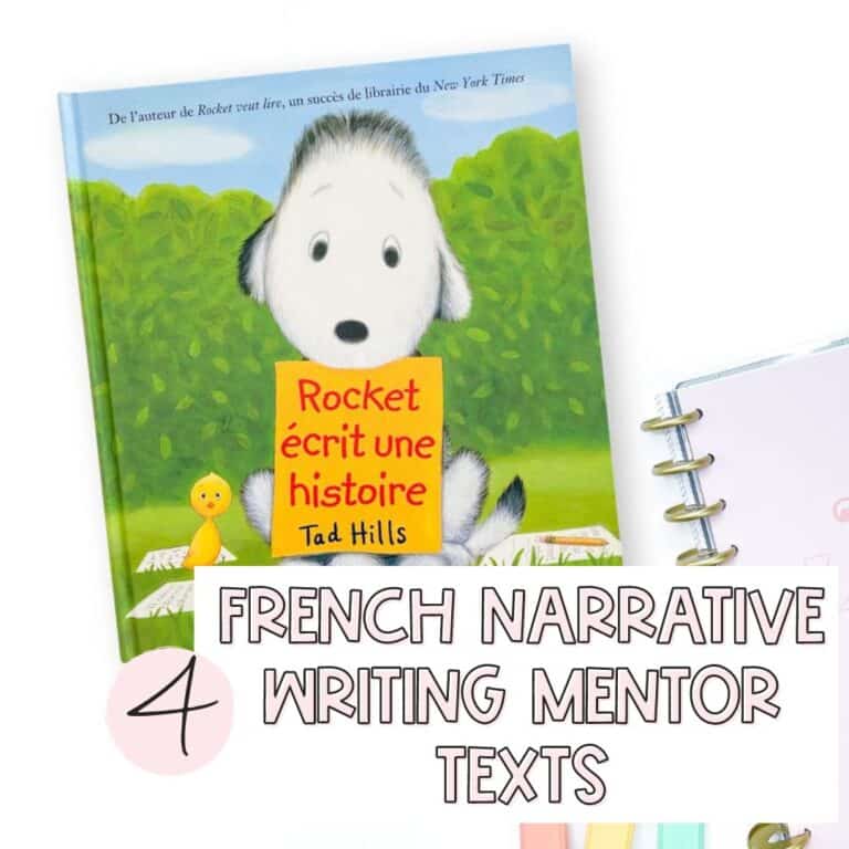 4 French mentor texts for your narrative writing unit. These read aloud books will make teaching writing a breeze