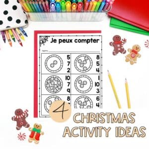 4 French Christmas activity ideas for primary french immersion and core french