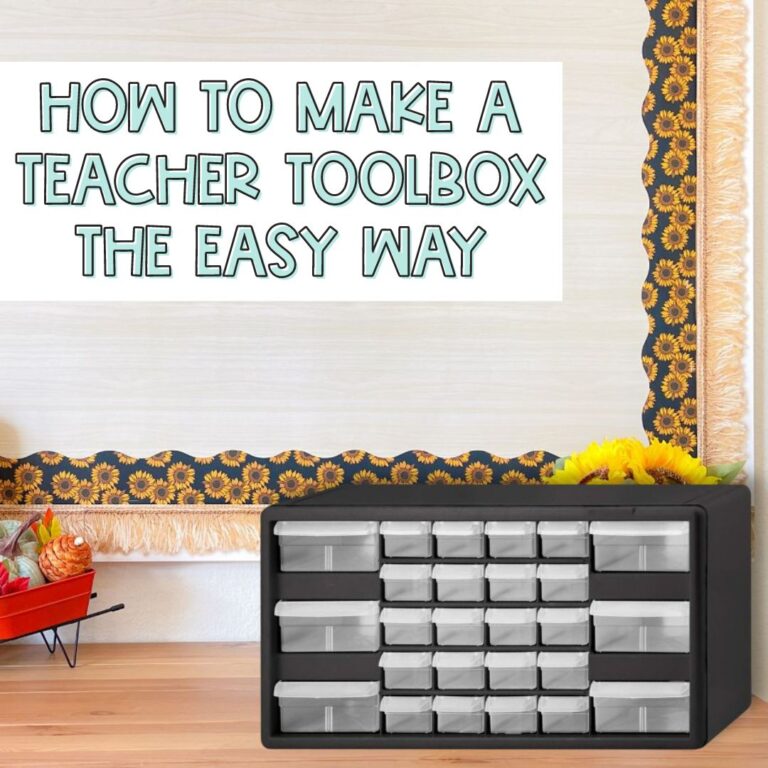 The easiest way to DIY a teacher toolbox