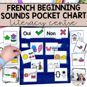 French beginning sounds literacy centre for phonological awareness