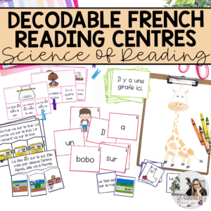 French literacy centres for grade 1 and grade 2