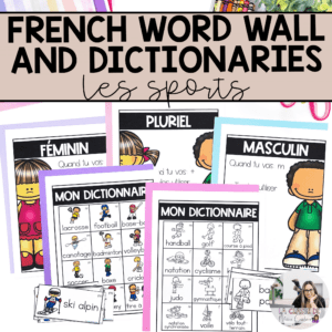 French sports vocabulary bundle