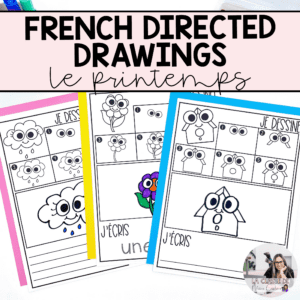 French directed drawings for primary students
