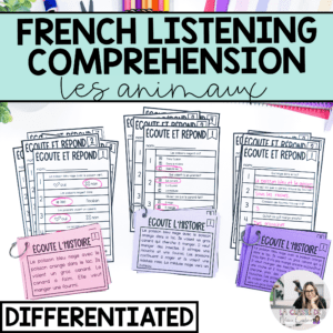 French listening comprehension activities for french immersion