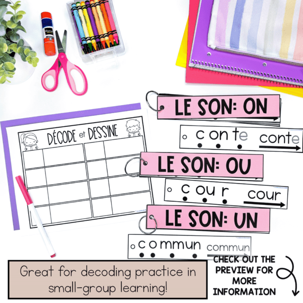 French sound reading practice