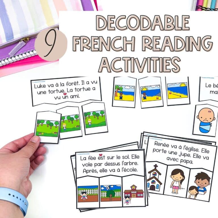 decodable French reading resources for primary students
